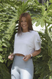 CROP TOP BLANCO - AQUAMARINA