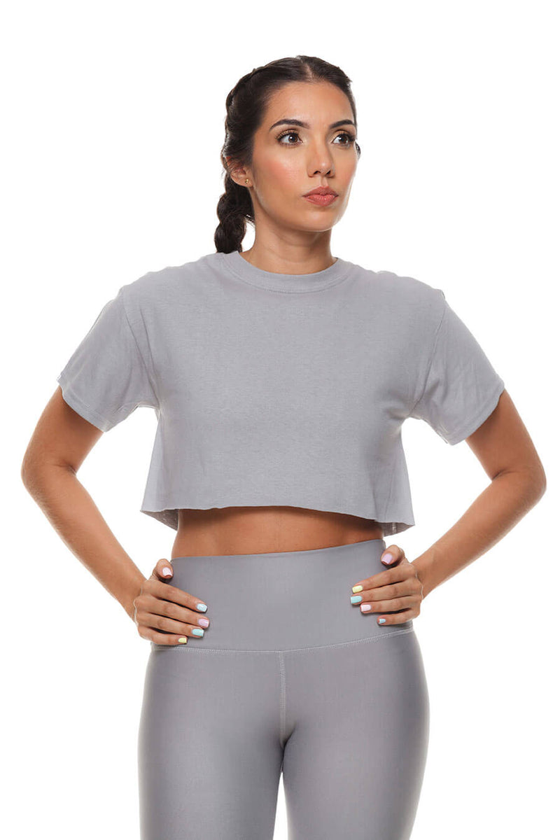 Crop Top Dark Grey