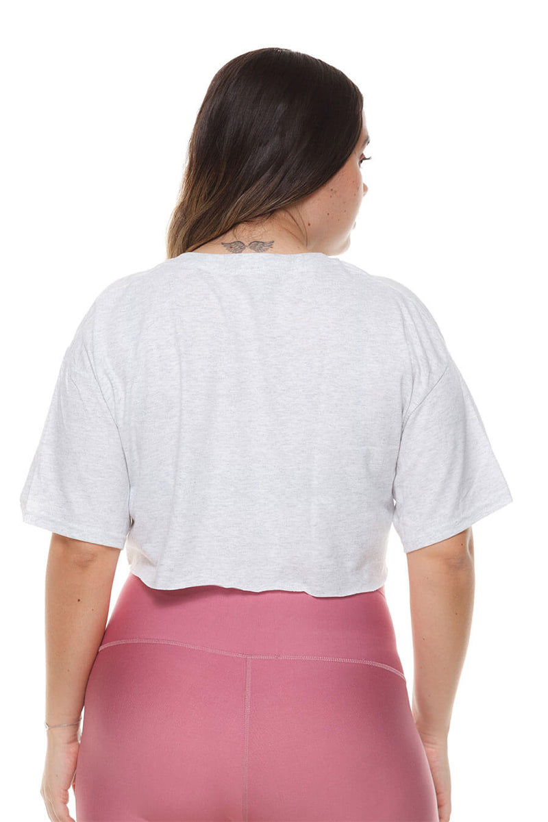 Crop Top Light Grey