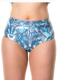 Off-the-shoulder Bikini Top Tropical Blue