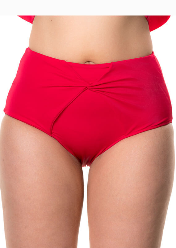 Panty bikini nudo rojo