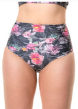 Panty recogidos negro tropical