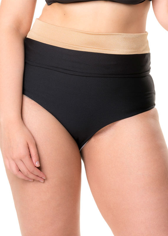 Panty bikini reversible negro