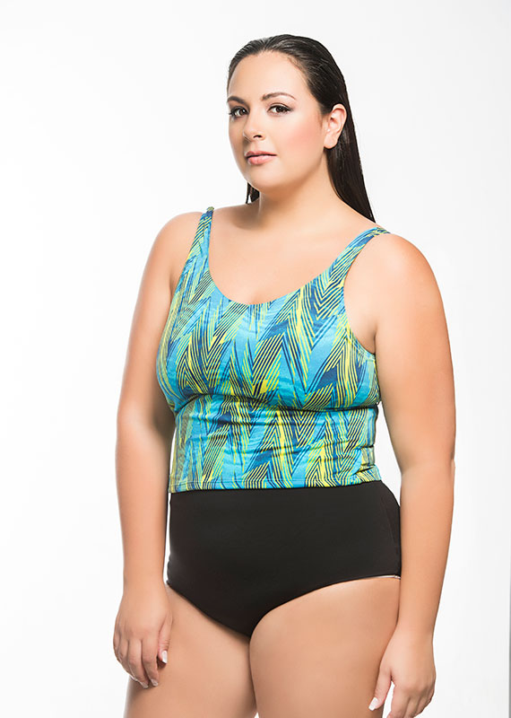 Basic Tankini Top Green