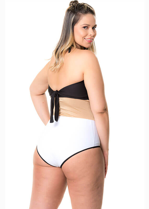 Panty bikini reversible negro