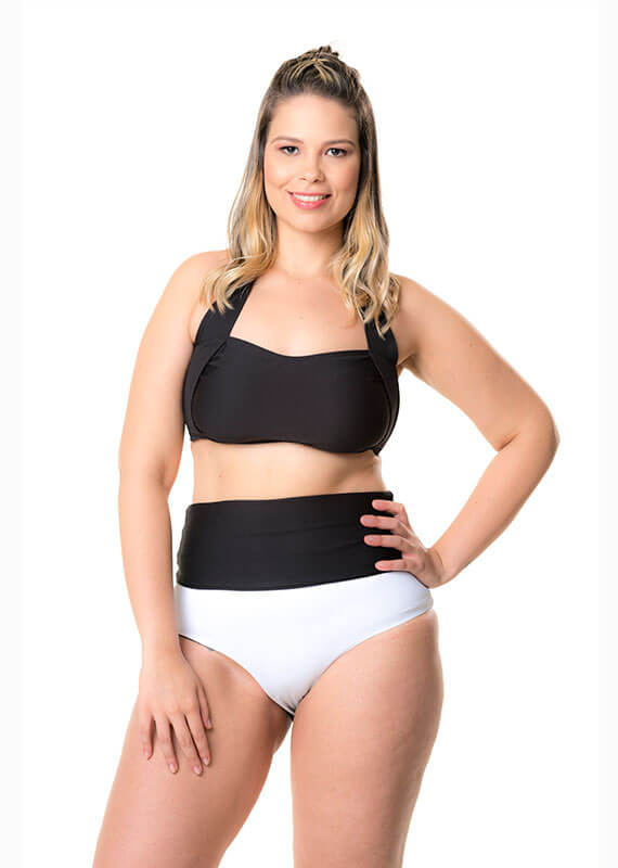 Panty bikini reversible negro