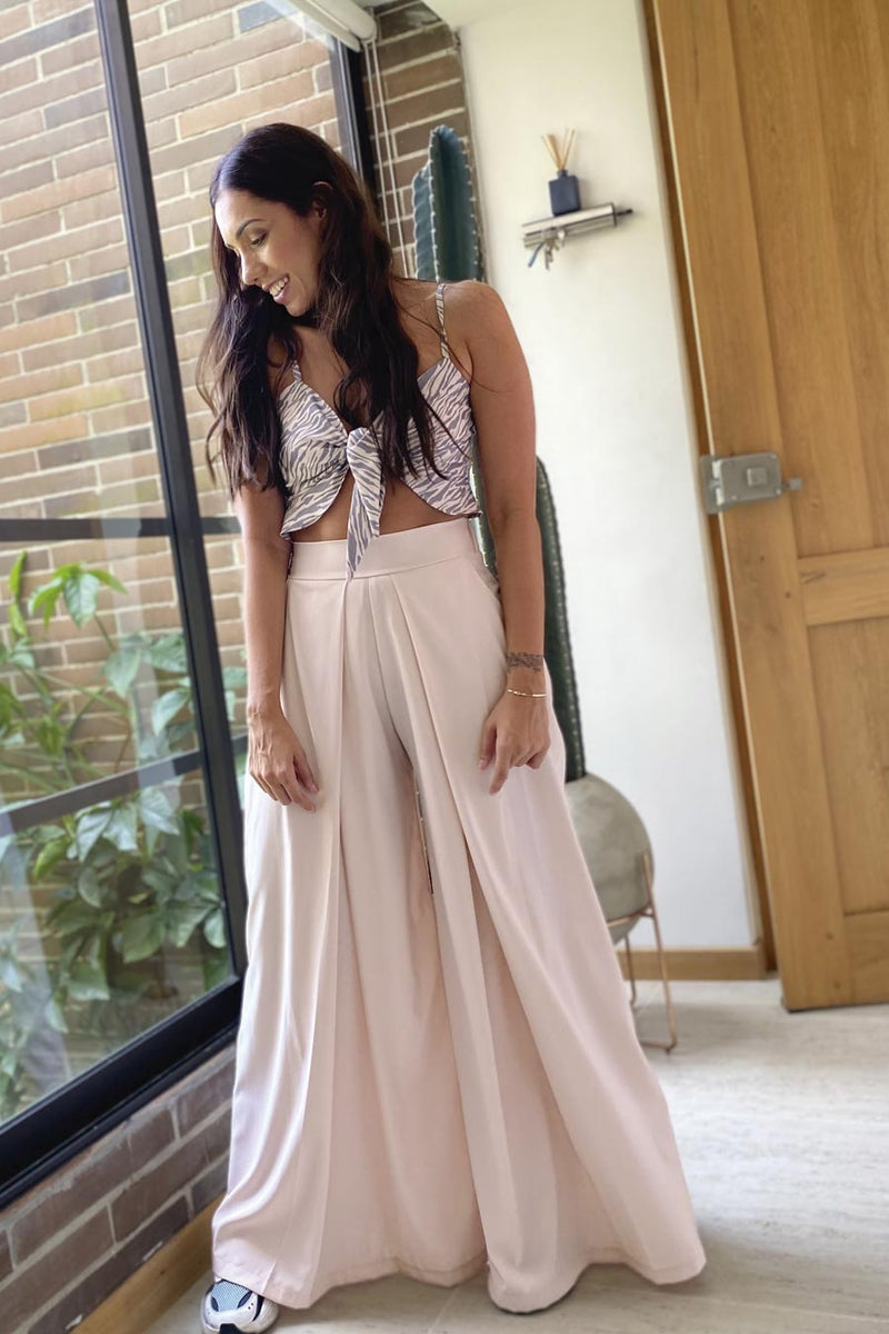 Pantalon Ancho Palo de Rosa