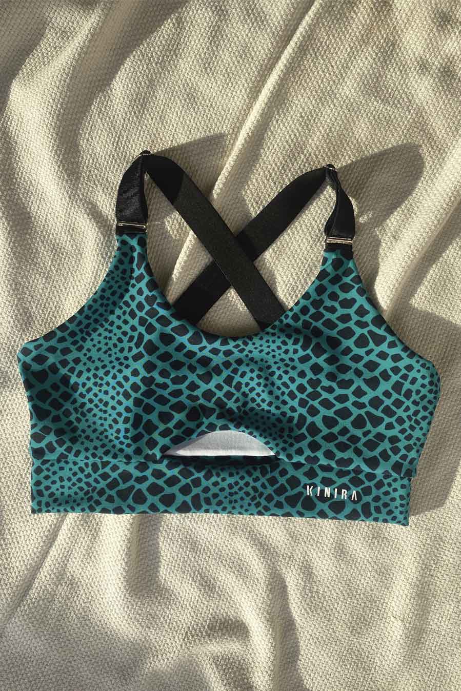 TOP DEPORTIVO PRINT VERDE ESMERALDA