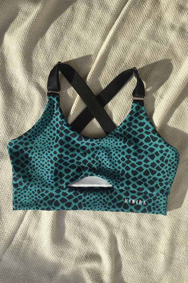 TOP DEPORTIVO PRINT VERDE ESMERALDA