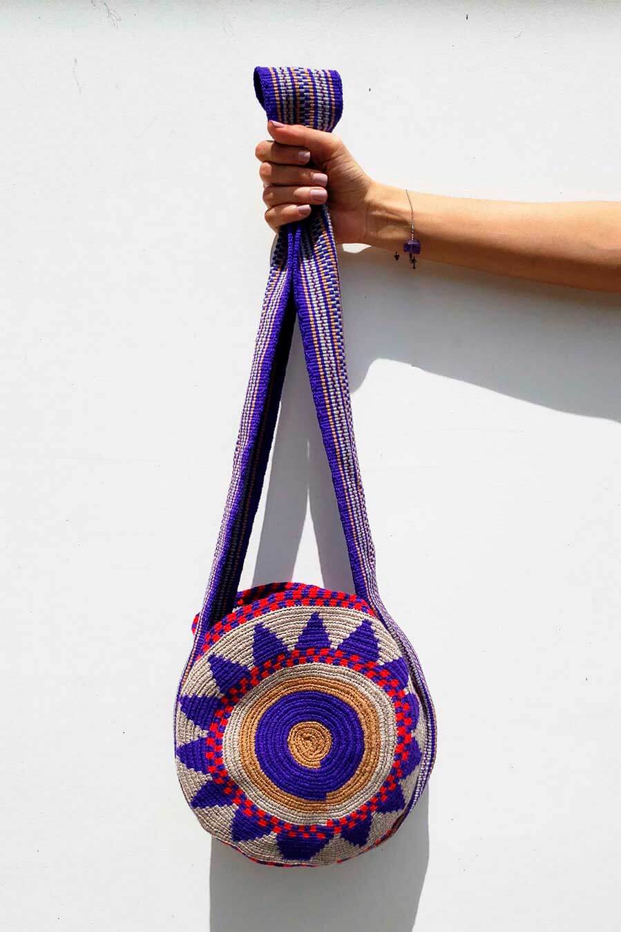 Mochila wayuu mini morazul