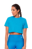 Crop Top Royal Blue