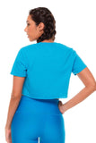 Crop Top Royal Blue