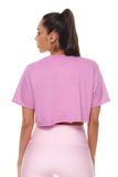 Crop top rosa