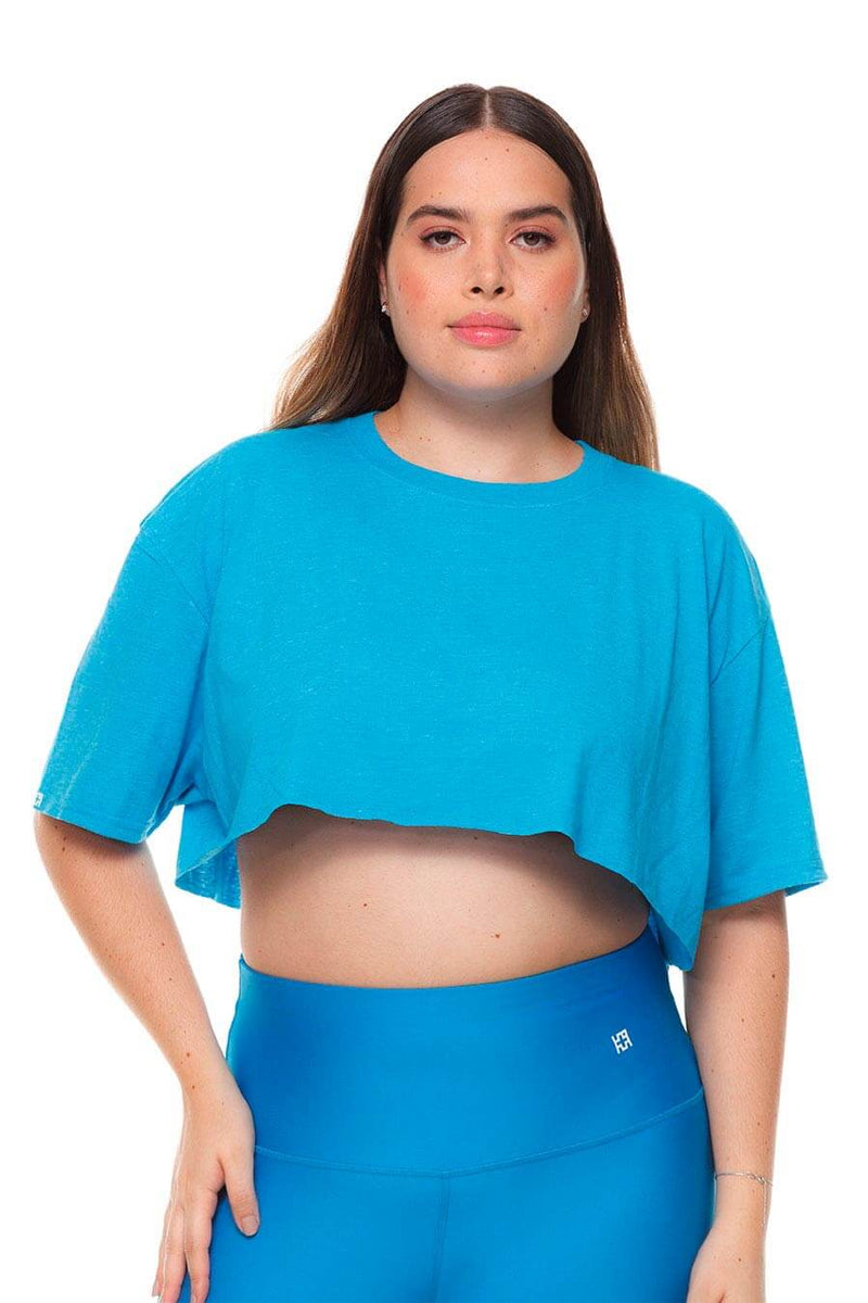 Crop Top Royal Blue