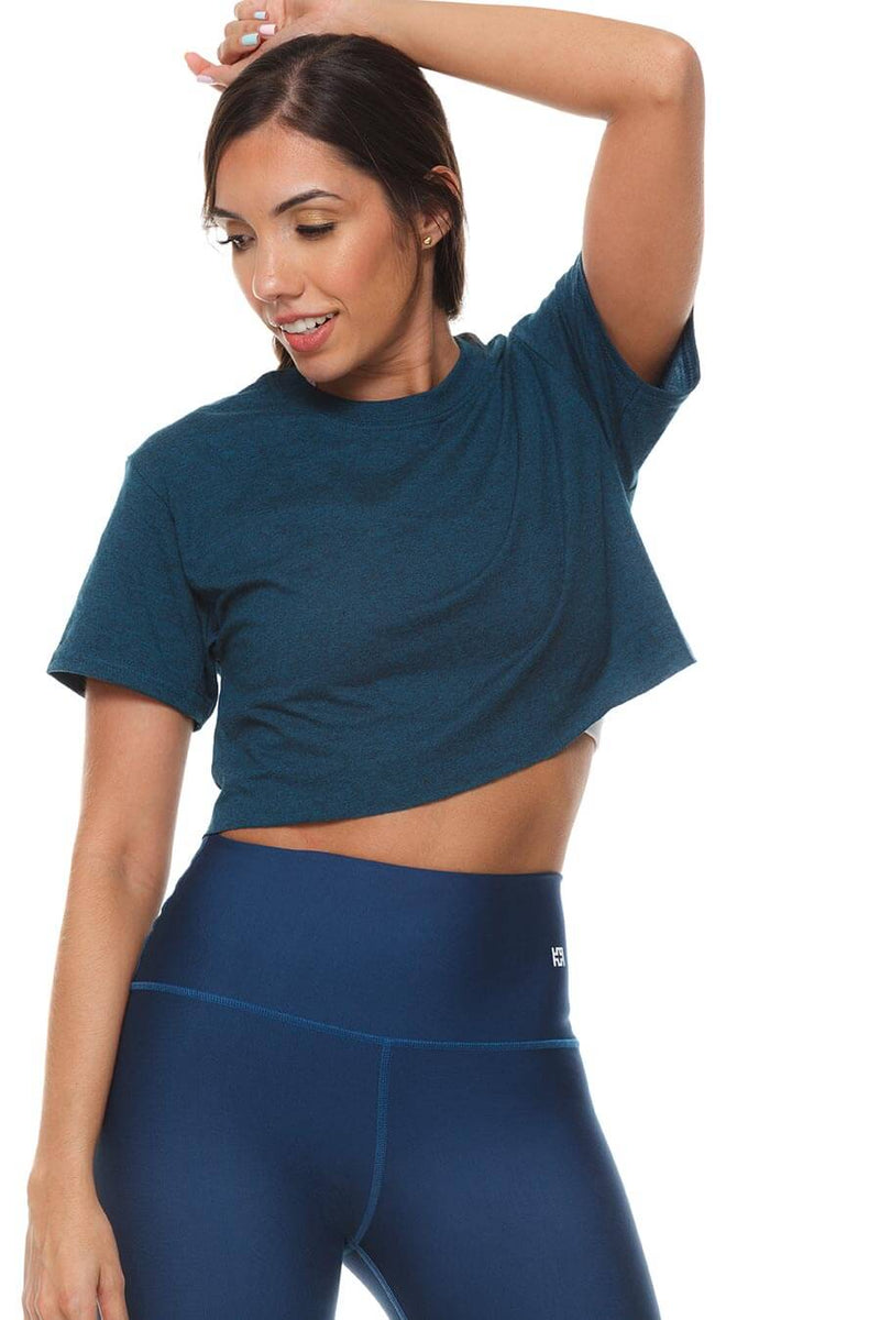 Crop Top Ocean Blue