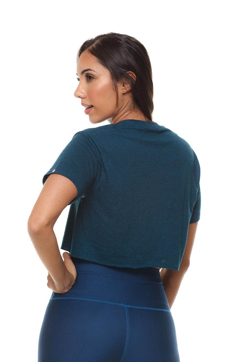 Crop Top Ocean Blue