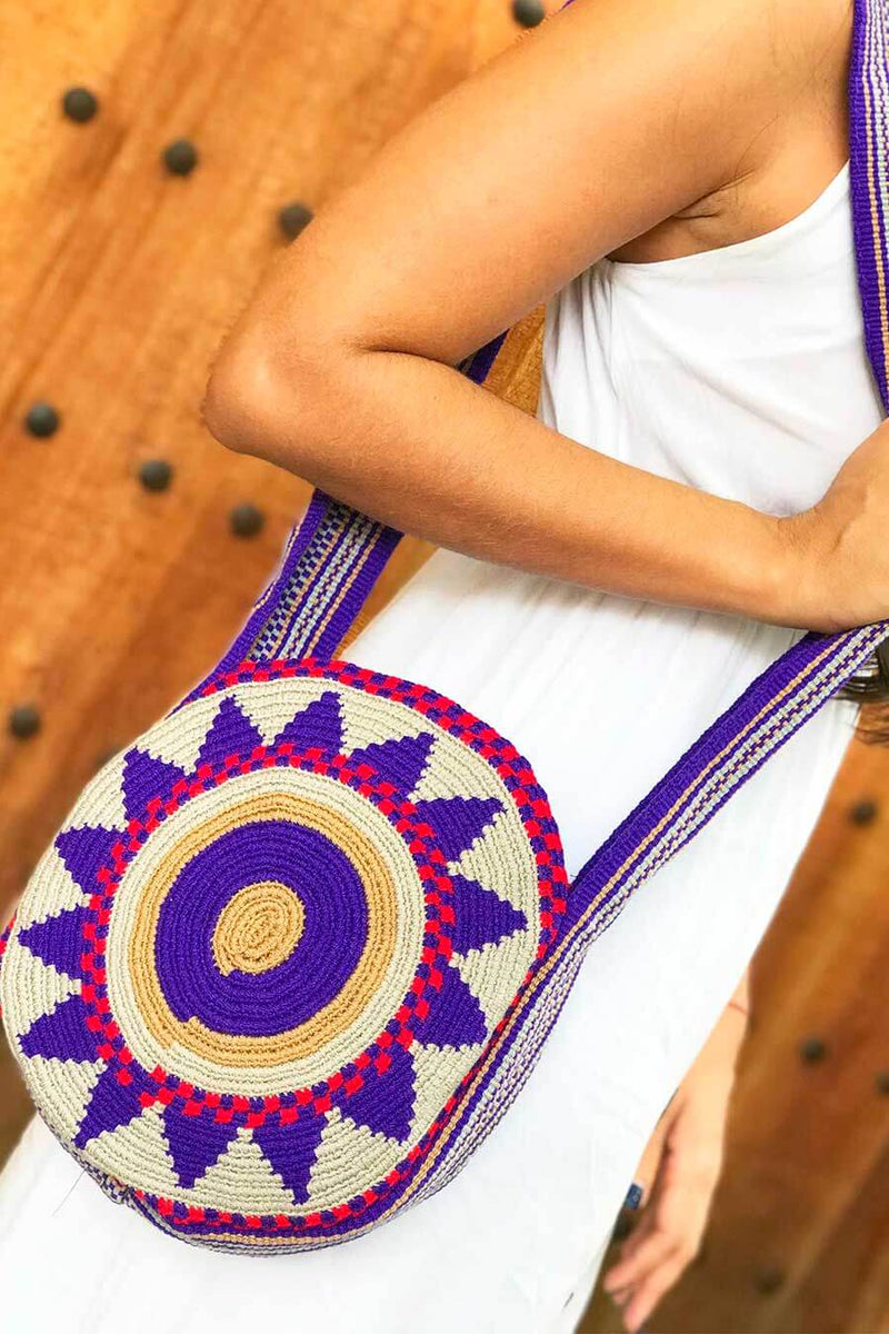 Mochila wayuu mini morazul
